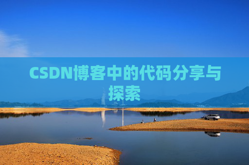 CSDN博客中的代码分享与探索
